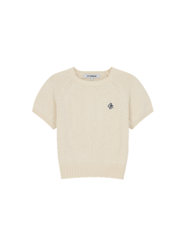 Citybreeze SMALL SYMBOL LOGO HALF-SLEEVE KNIT