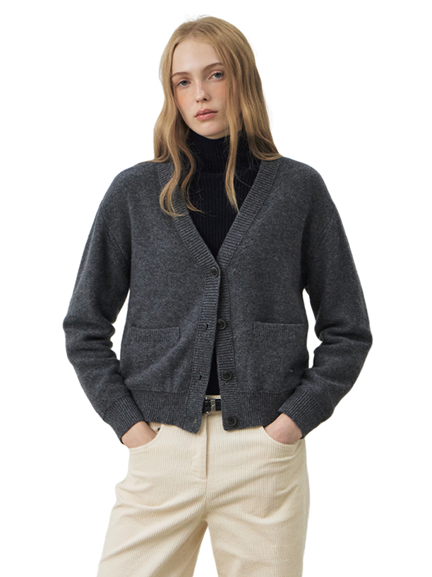 Citybreeze Шерстянной кардиган V-NECK