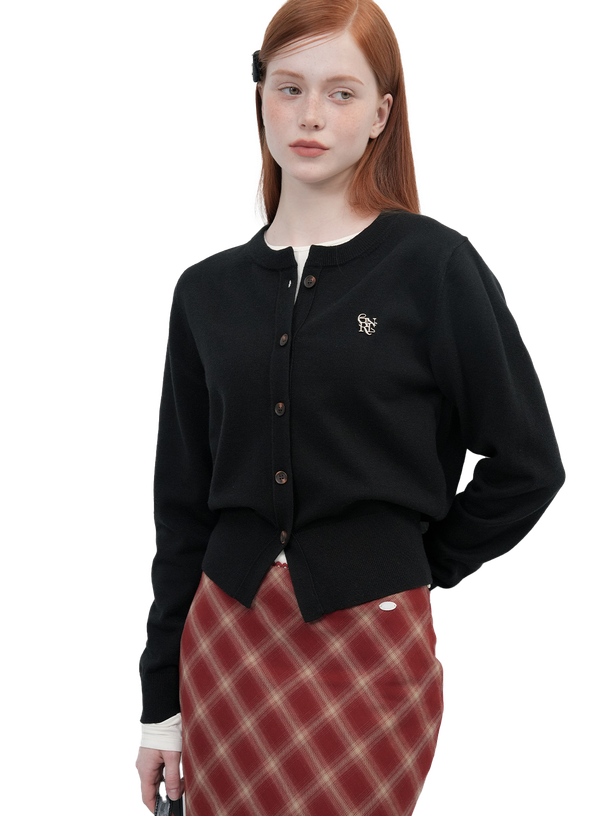 General Idea essential crew neck cardigan