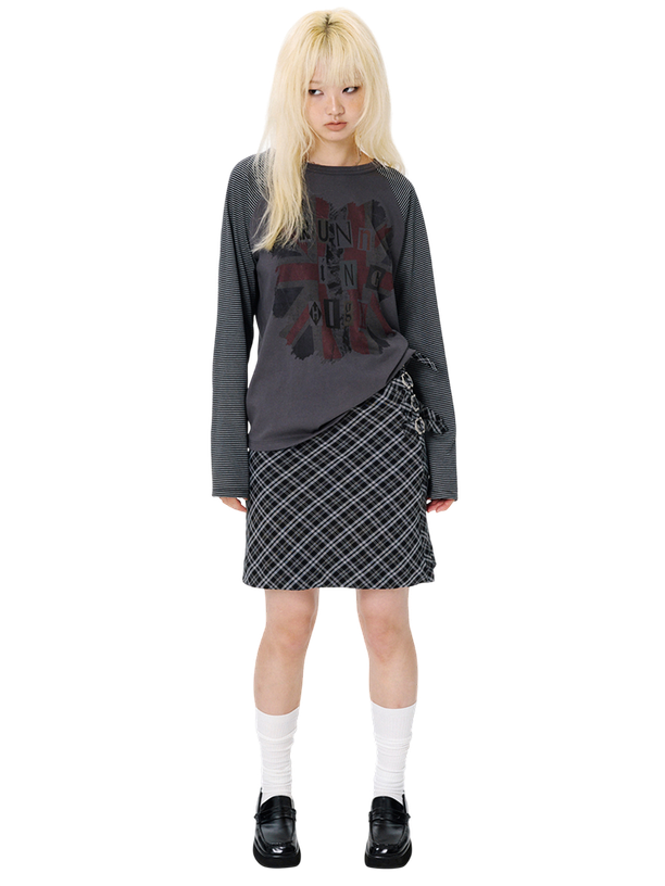 Running High Юбка Buckle point midi skirt