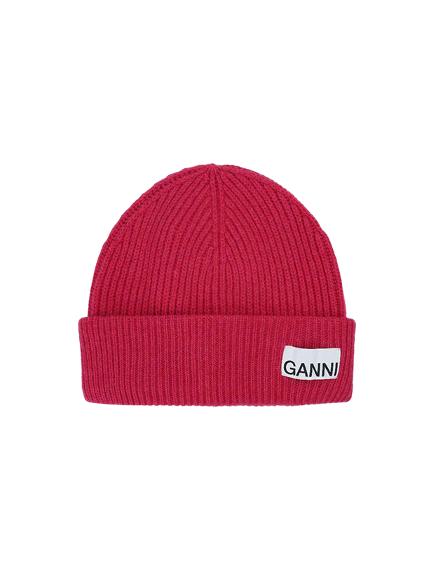 Ganni  Шапка RIB KNIT