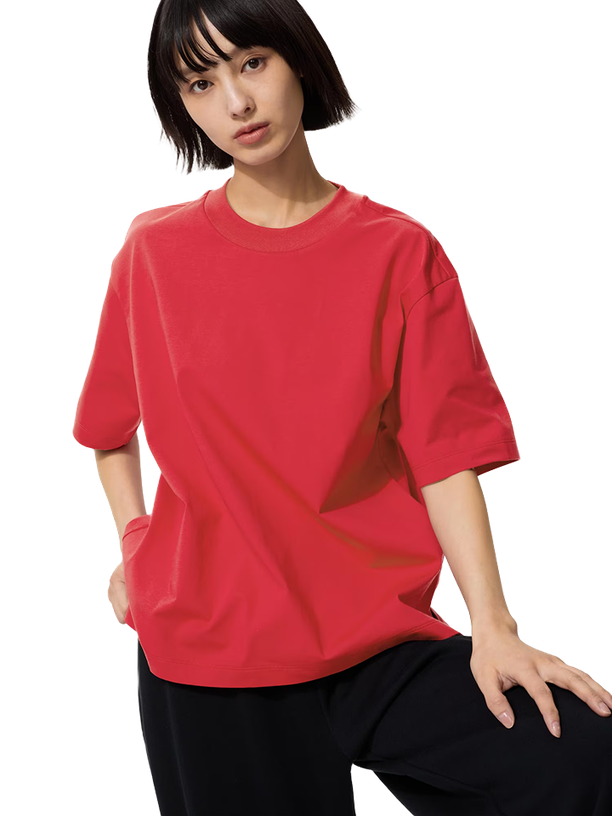 Uniqlo Женская футболка AIRism Cotton Uniqlo