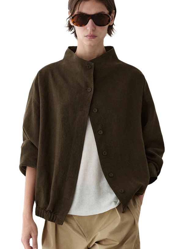 Massimo Dutti Бомбер 100% Linen Jacket