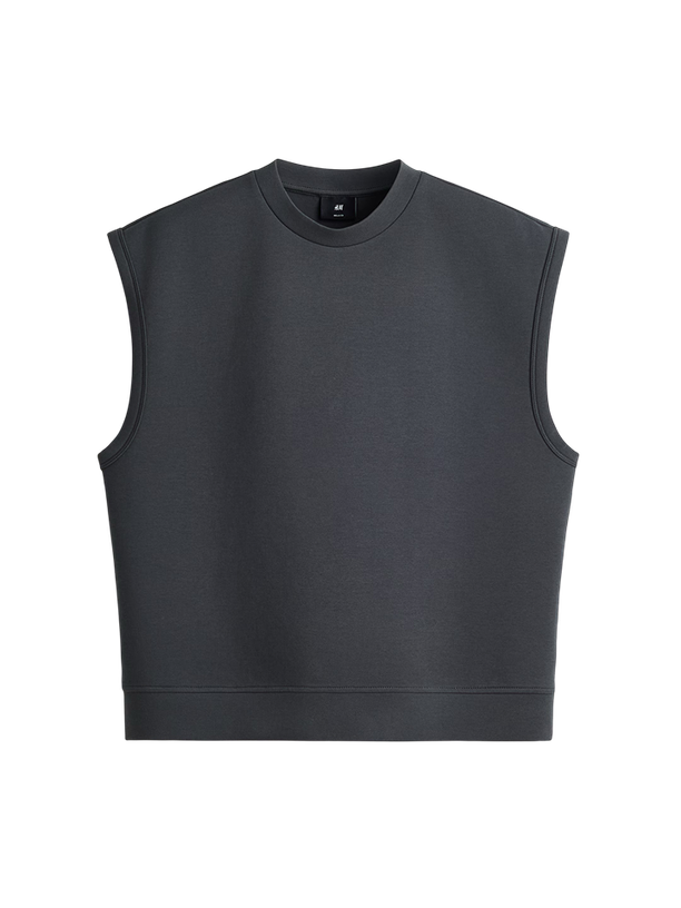 H&M Топ Relaxed Fit Scuba Sleeveless