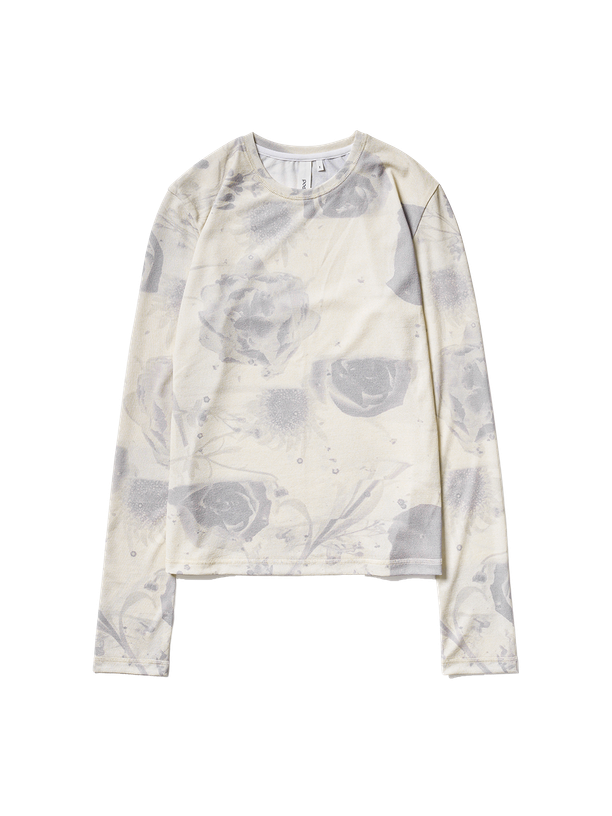 Poev Flower Photo Printed Top