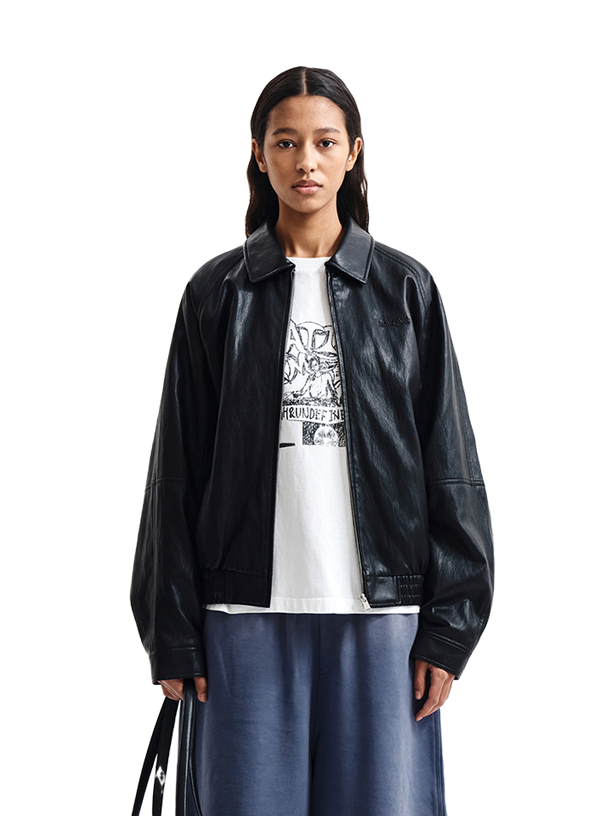 Matin Kim Куртка SMALL LOGO BLACK