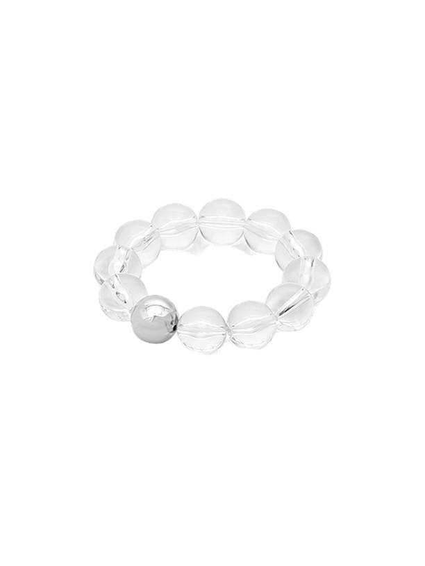 Undercontrol Studio BRACELET SCRUNCHIE / SILVER WATER BALL