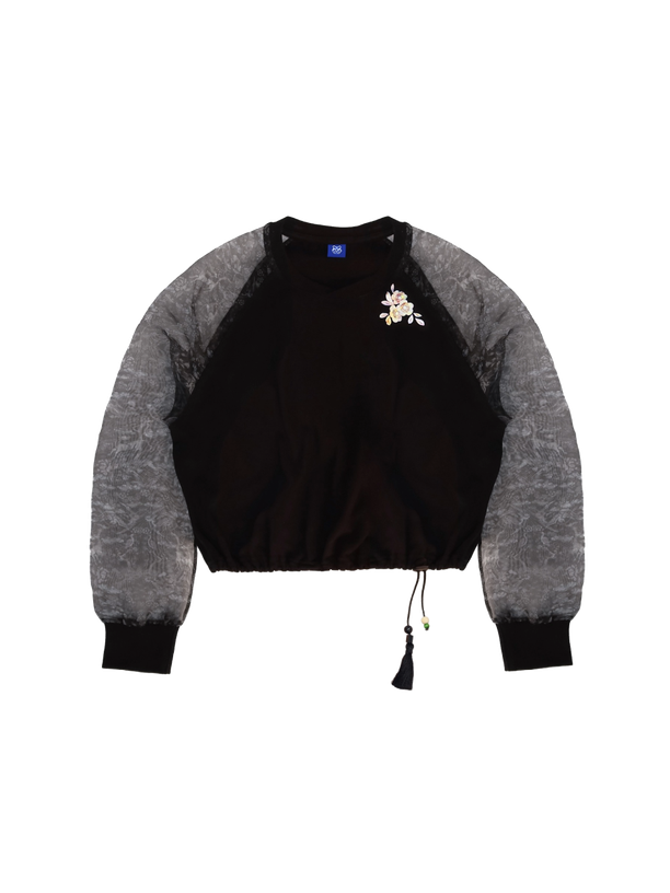 Teeny Tiger Hanbok mother-of-pearl jeogori