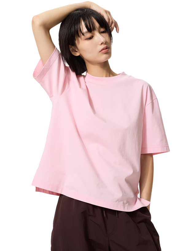 Uniqlo Женская футболка AIRism Cotton Uniqlo