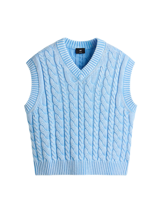 H&M Жилетка Relaxed Fit Cotton Sweater Vest