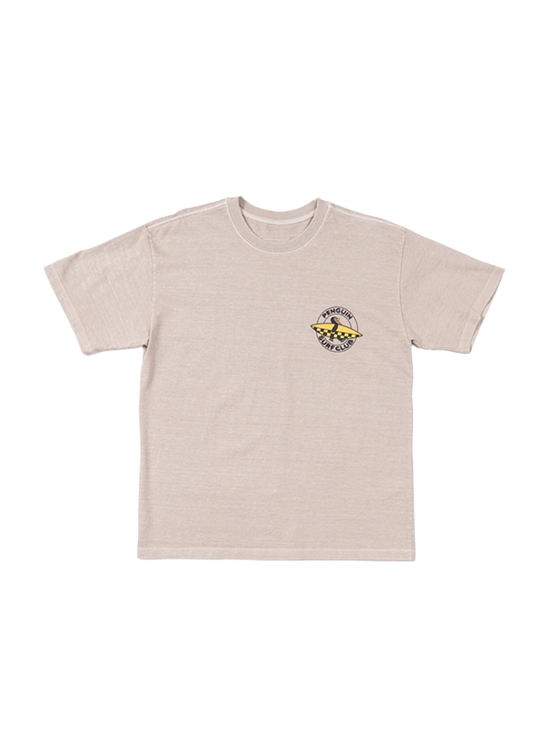 Big Wave PENGUIN SURF CLUB TEE (WHEAT)