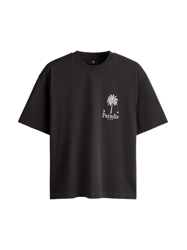 H&M Футболка Relaxed Fit Printed Cotton T-Shirt