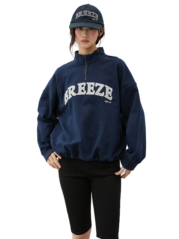 Citybreeze Свитшот APPLIQUE HALF ZIP
