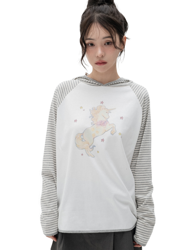 Highschool Disco Худи Unicorn Graphic Stripe