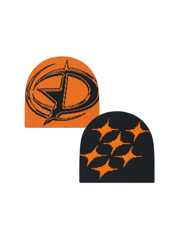 Dominant Double-sided Beanie_Orange