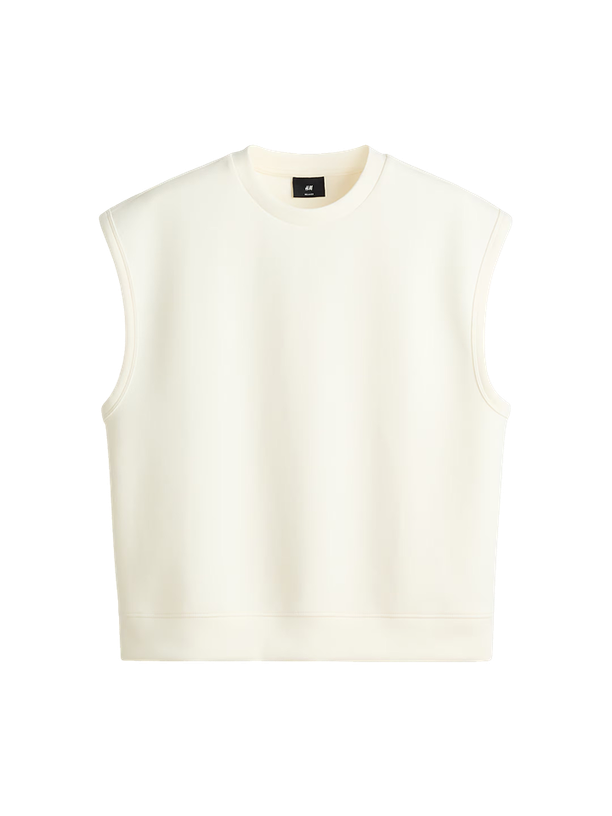 H&M Топ Relaxed Fit Scuba Sleeveless