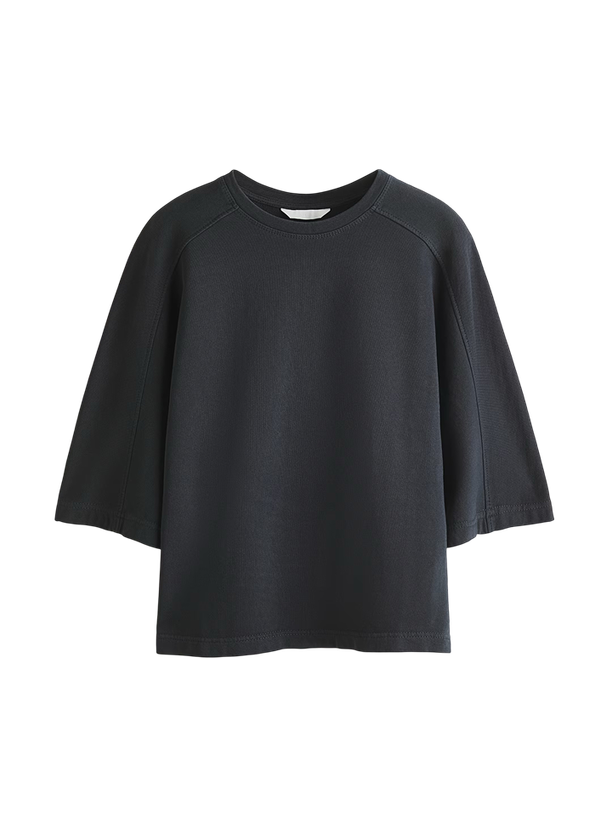 H&M Футболка Short-Sleeve Cotton Sweatshirt