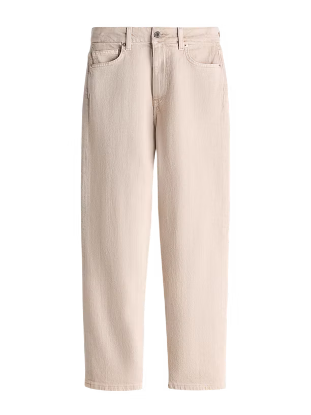 H&M Джинсы High-Waist Ankle Mom Jeans Slim Fit