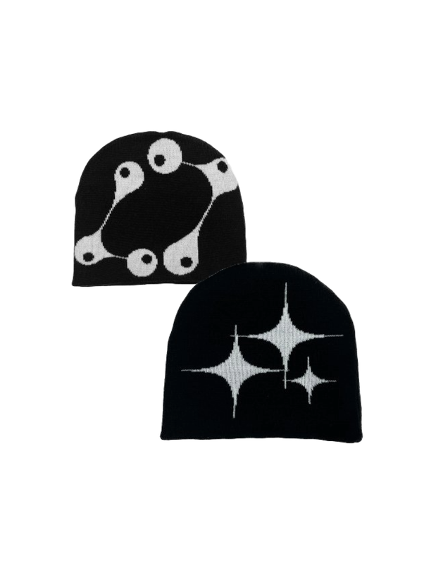 Dominant Double-sided Beanie_White