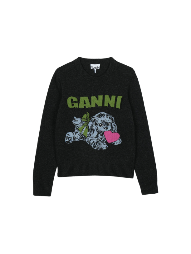 Ganni  Свитшот Puppy Love