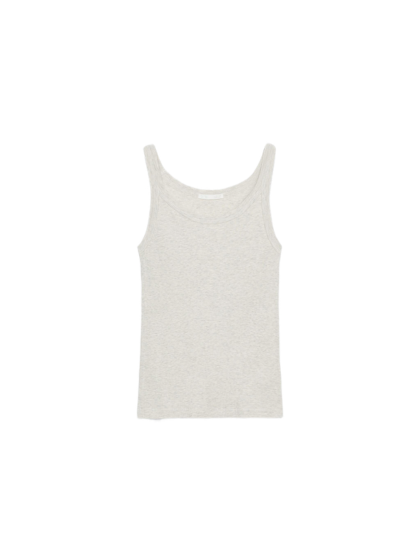 Zara Хлопковый топ на бретелях