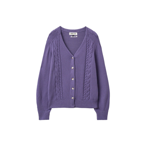 General Idea Кардиган cotton blend saddle shoulder