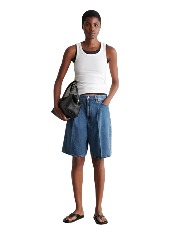COS Джинсовые шорты Wide-Leg