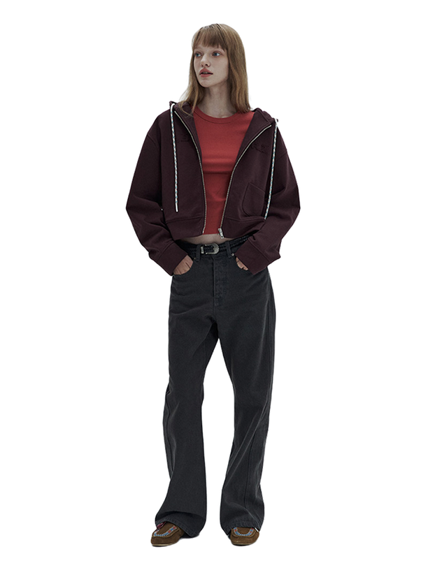 Citybreeze Худи SEMI CROP APPLIQUÉ