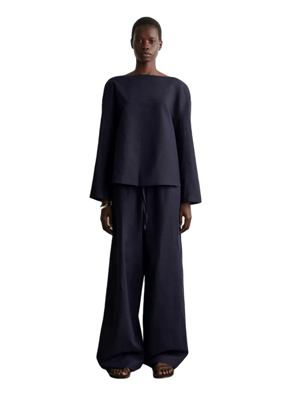 COS Брюки Wide-Leg Linen Drawstring