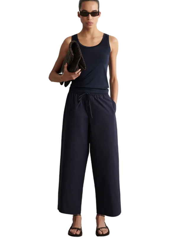 COS Брюки Cotton Straight-Leg Drawstring