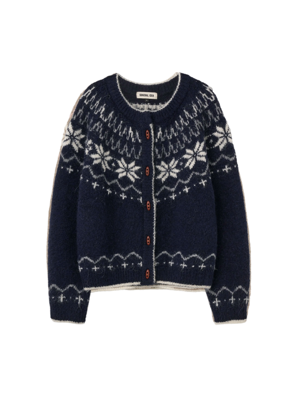 General Idea Кардиган wool nordic duffle