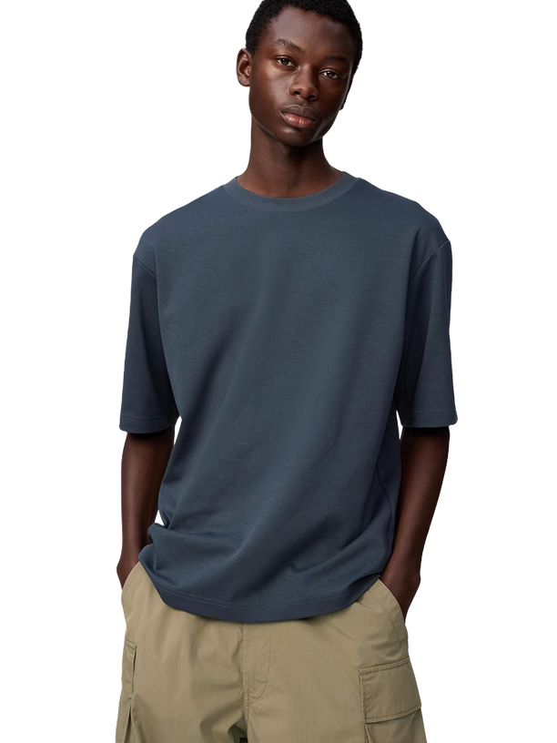 Uniqlo Футболка AIRism Cotton Oversized Crew Neck