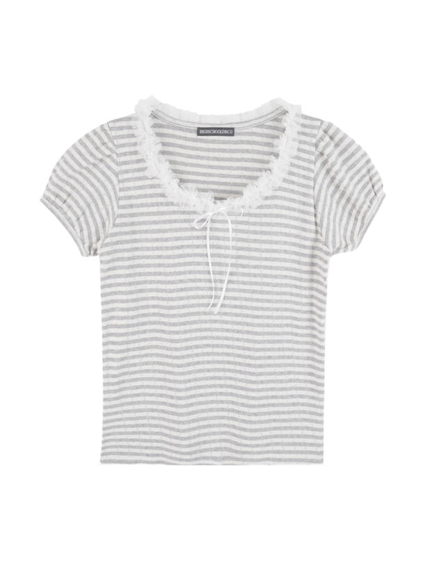 Highschool Disco Футболка Lace Stripe Short