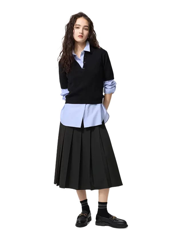 Uniqlo Широкая юбка Midi