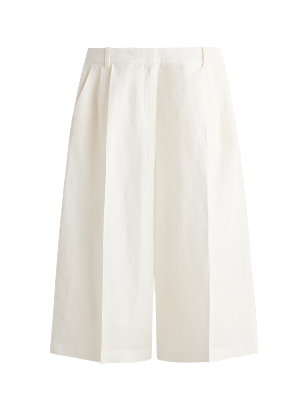 H&M Брюки Linen Blend Wide Pants