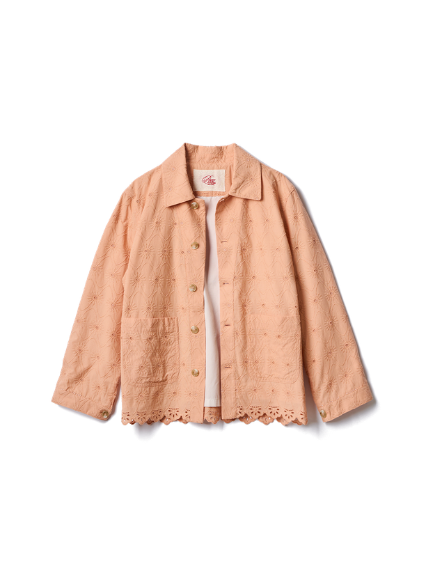 Poev Scalloped Lace Work Jacket