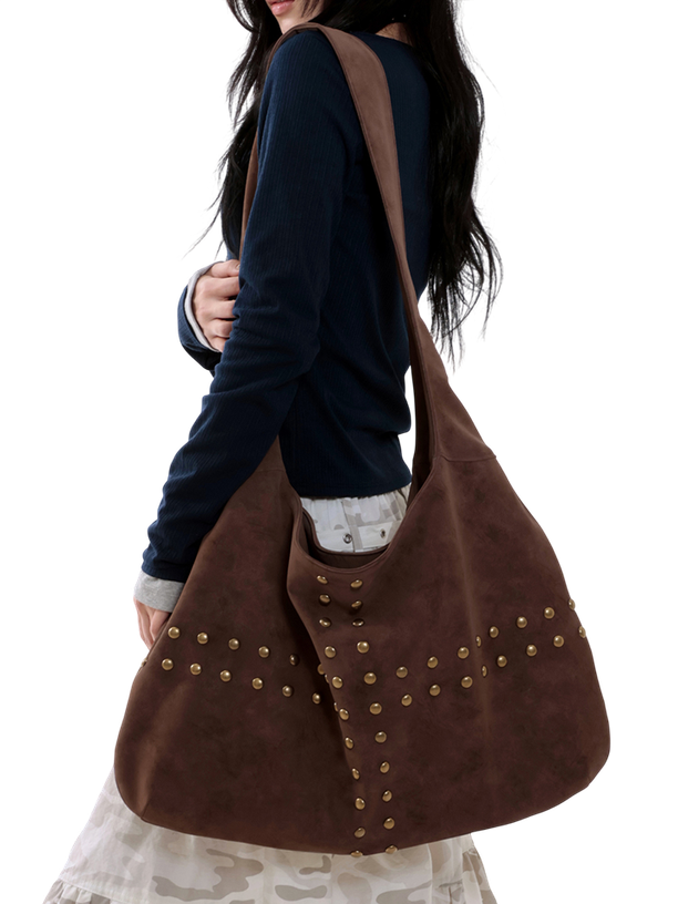 Running High Сумка Studded nubuck messenger