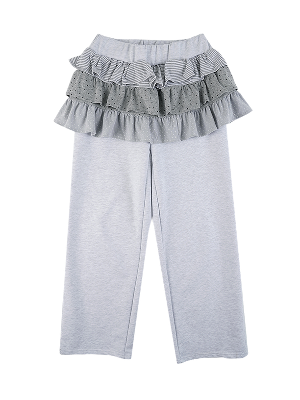 Highschool Disco Брюки Mix Pattern Cancan Skirt Layered