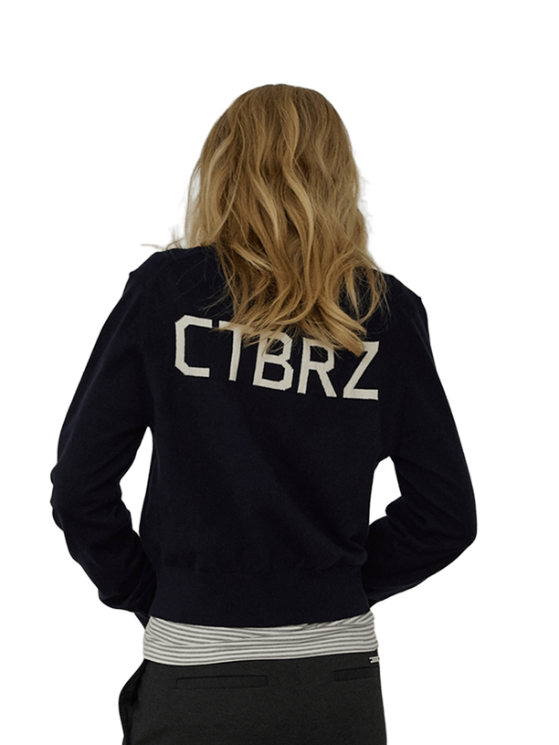 Citybreeze Пуловер Washable Round Neck Lettering Knit