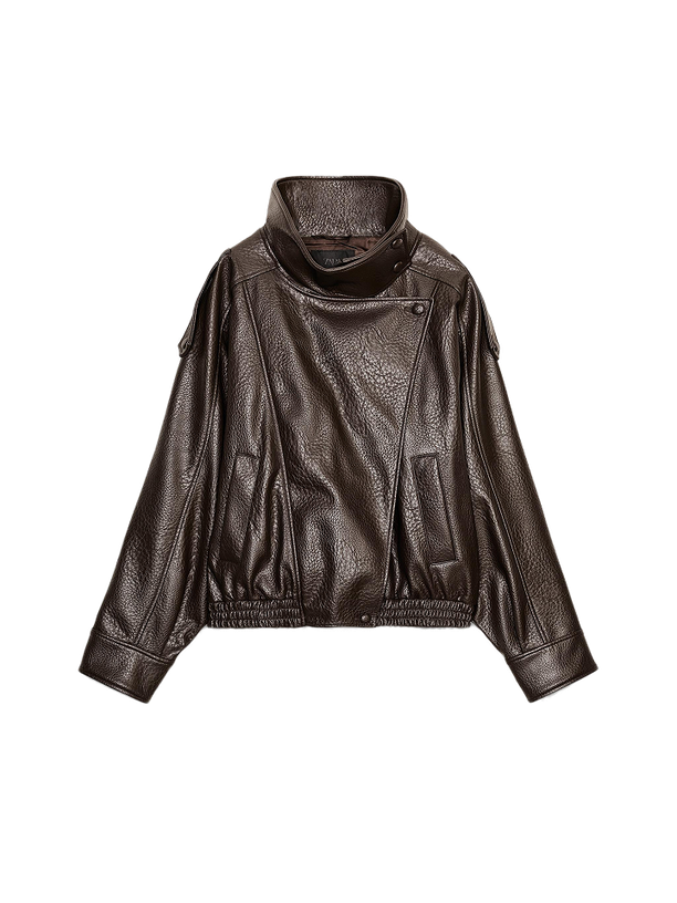 Zara Куртка из искуственной кожи
