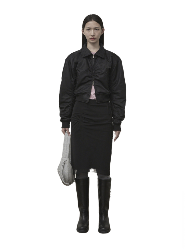 Matin Kim Юбка LAYERED STRING BLACK