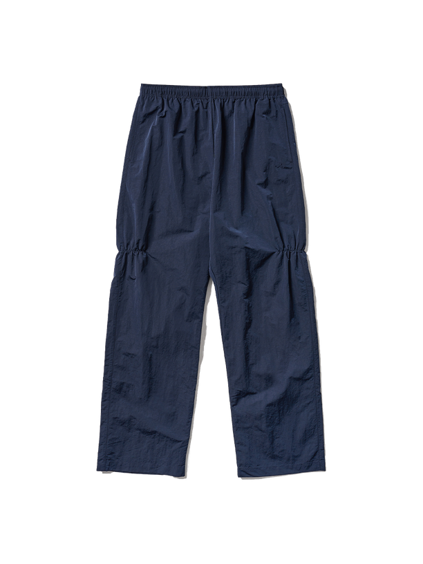 Poev Shirring Nylon Straight Pants