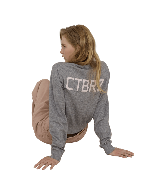 Citybreeze Пуловер Washable Round Neck Lettering Knit