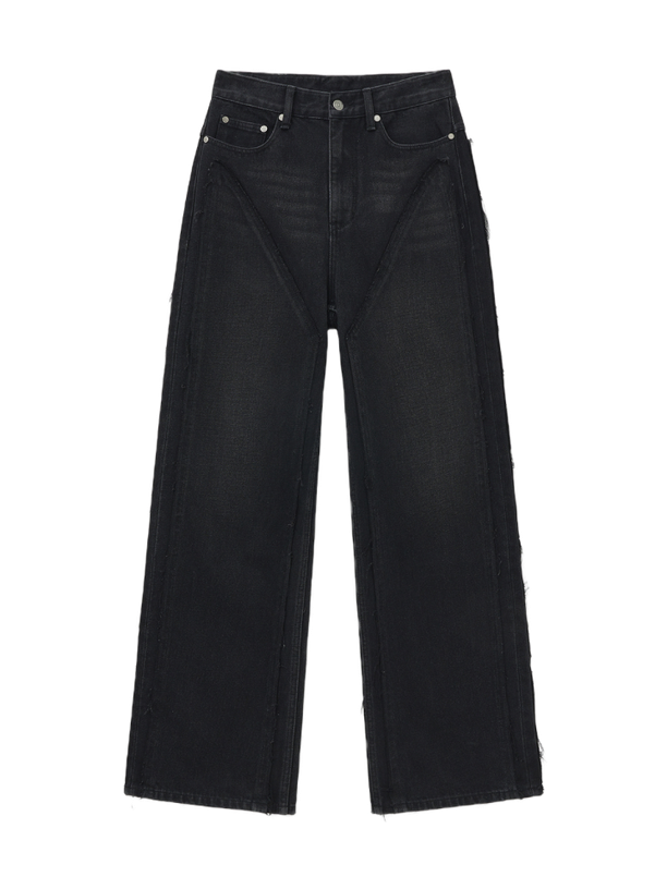 Matin Kim Джинсы WESTERN STRAIGHT FIT BLACK