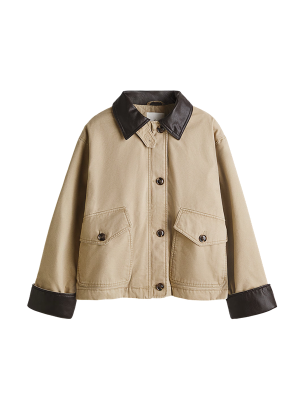 H&M Куртка Canvas Padded Jacket