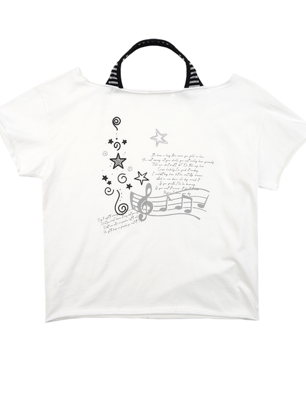 Highschool Disco Футболка Rockstar Halter Neck Off Shoulder