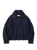 Шерстянной кардиган CABLE ZIP-UP