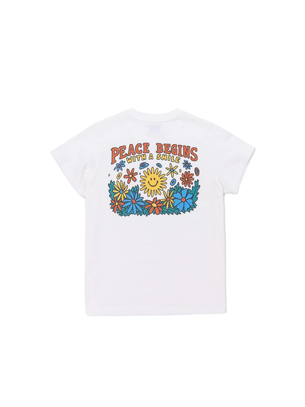 Big Wave PEACE AGAIN TEE (WOMEN)