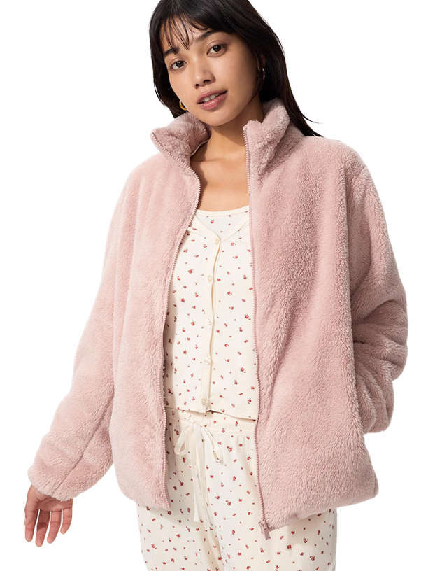 Uniqlo Флисовая куртка на молнии Fluffy Yarn Fleece Full-Zip