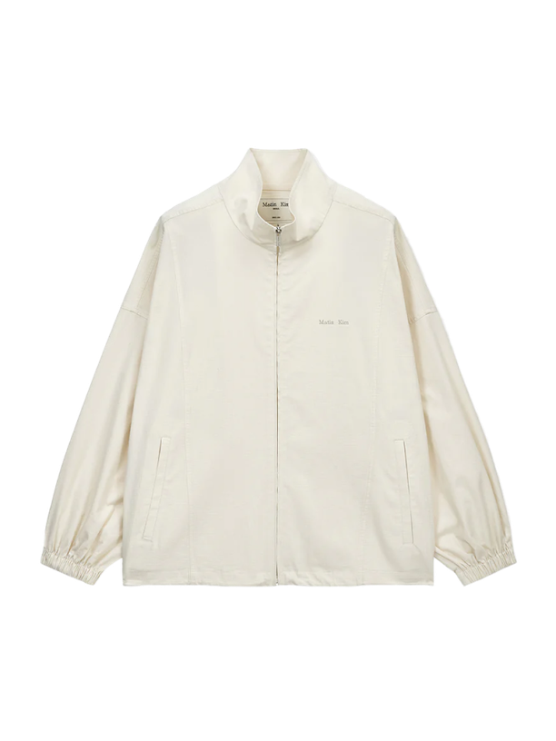 Matin Kim Куртка BACK LOGO HIGH NECK CREAM